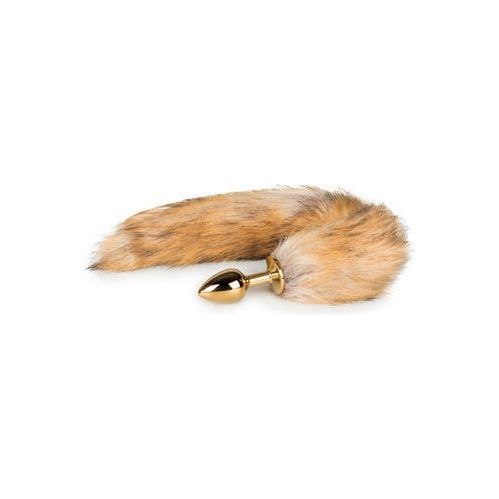 Kleine buttplug met vossenstaart